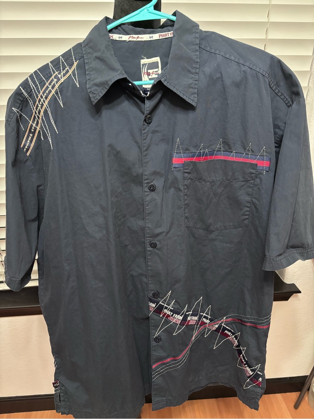 Vintage Y2K Phat Farm Men’s XL Button up Shirt